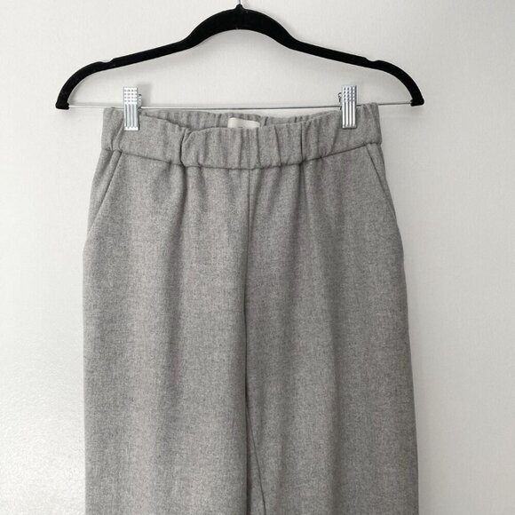 NWOT ARITZIA WILFRED TURQUET HEATHER GREY WOOL JOGGERS - XS - Picture 3 of 8